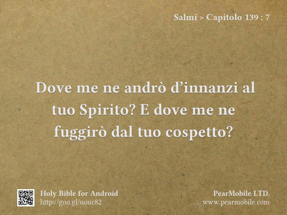 Salmi, Capitolo 139:7